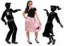 50's Dancing Silhouette Stand-Ups