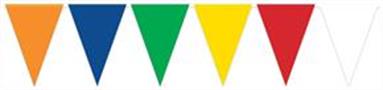 Multi-Color Oversized Pennant Banner