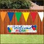 Multi-Color Oversized Pennant Banner
