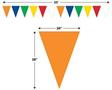 Multi-Color Oversized Pennant Banner