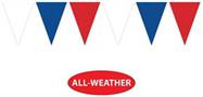 Red, White & Blue Oversized Pennant Bnr
