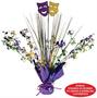 Mardi Gras Gleam 'N Spray Centerpiece
