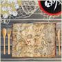 Plastic Treasure Map Placemats