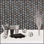 Metallic Disco Ball Curtain