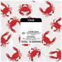 Crab Luncheon Napkins