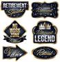Happy Retirement Cutouts