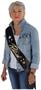 Glittered Retired Satin Sash