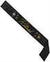 Glittered Retired Satin Sash