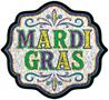 Mini Mardi Gras Cutouts