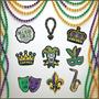 Mini Mardi Gras Cutouts