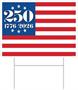 Plastic Semiquincentennial Yard Sign