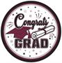 Congrats Grad Plates