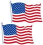 Jumbo American Flag Cutouts