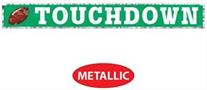 Metallic Touchdown Fringe Banner