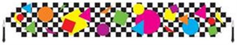 Printed Party Shapes Table Runner