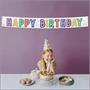Metallic Happy Birthday Banner