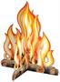 3-D Campfire Centerpiece