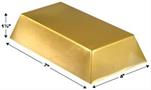Plastic Gold Bar Decorations