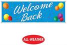 Welcome Back Sign Banner