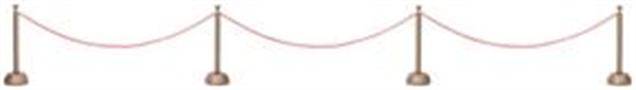 Red Rope Stanchion Set