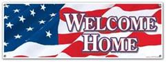 Welcome Home Sign Banner