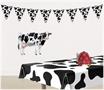 Cow Print Pennant Banner