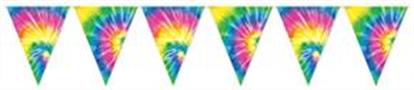 Tie-Dyed Pennant Banner