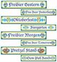 Oktoberfest Sign Cutouts