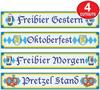 Oktoberfest Sign Cutouts