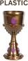 Plastic Jeweled Goblet