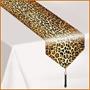 Printed Leopard Print Table Runner
