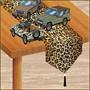 Printed Leopard Print Table Runner