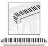 Printed Piano Keyboard Table Runner
