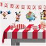 Red & White Stripes Tablecover