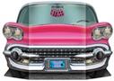 Pink Convertible Photo Prop