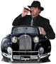 Gangster Car Photo Prop