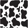 Cow Print Plates