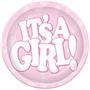 It's A Girl! Plates