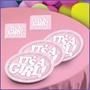 It's A Girl! Plates