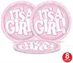 It's A Girl! Plates