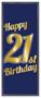 "21st" Birthday Door Cover