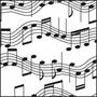 Musical Notes Luncheon Napkins
