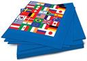 International Flag Luncheon Napkins