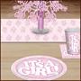 It's A Girl! Beverage Napkins