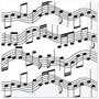 Musical Notes Beverage Napkins