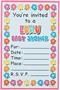 Hula Baby Invitations