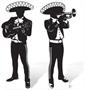 Mariachi Silhouette Stand-Ups