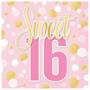 Sweet 16 Beverage Napkins