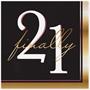 Finally 21 Luncheon Napkins
