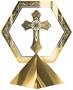 3-D Foil Religious Centerpiece